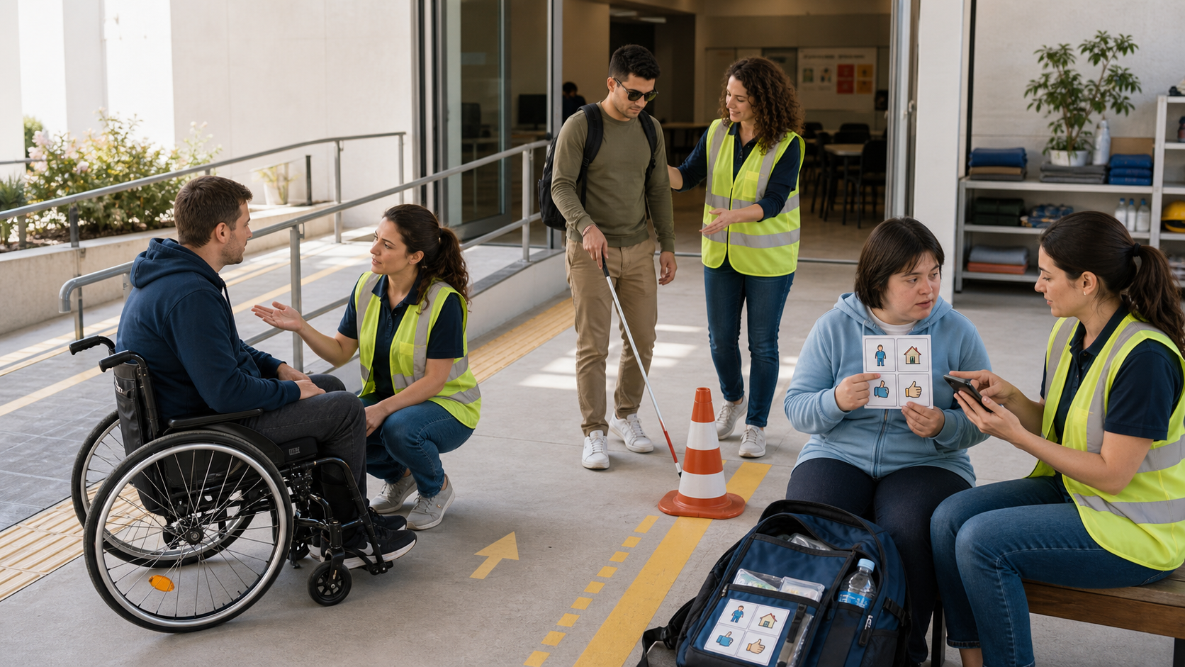 Risposta inclusiva con comunita e soccorritori